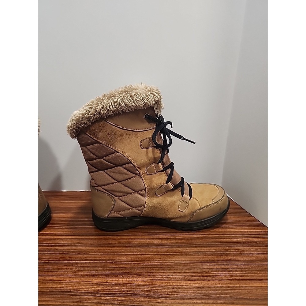 Columbia Ice Maiden II Winter Boots Brown Women's size 8 Warm, Snow, Waterproof - Picture 7 of 11